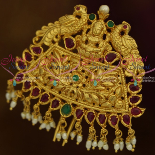 H11795 Temple One Gram Hair Jewellery Rakodi Yellow Gold Plated Traditional Bridal Accessory For Women Online