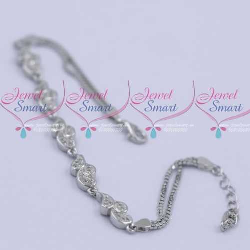 B11988 92.5 Silver Flexible Bracelet Daily Wear Jewellery Collections Shop Online
