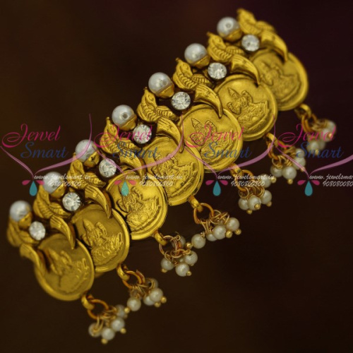 H11970 Antique Coin Temple Jewellery Handmade Hair Clip Latest Matching Imitation Accessory