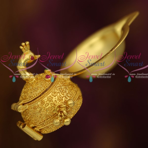 S12207 3 In One Sindoor Box Agarbathi Stand Oil Lamp Auspicious One Gram Jewellery Latest Online
