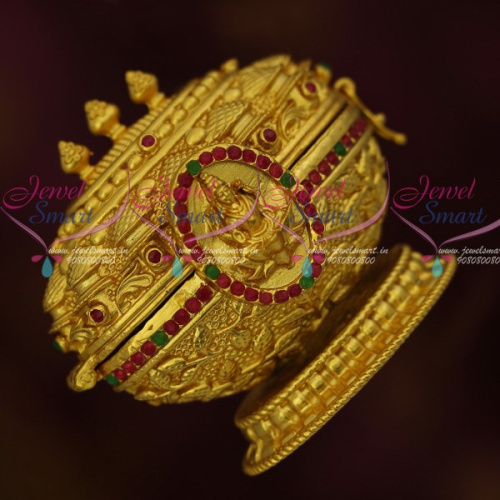 S12293 Traditional Temple Gundla Rudraksh Design Sindoor Box Nagas Jewellery Shop Online