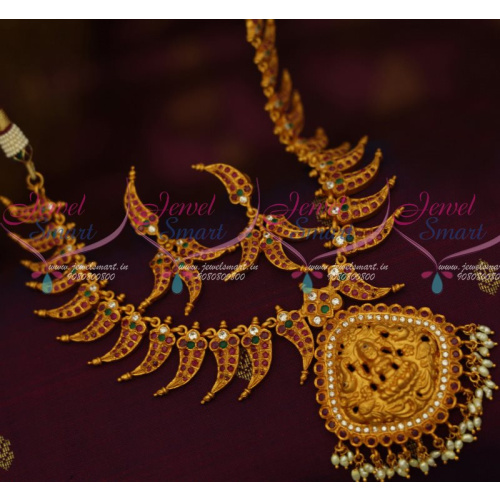 NL12751 Exclusive South Indian Traditional Kerala Design Temple Jewellery Semi Precious Hand Setting Stones Shop Online