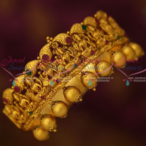AR12632RG Red Green Temple Nagas Beautiful Gold Finish Vanki South Indian Premium Bridal Jewellery Designs Shop Online