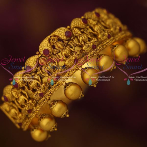 AR12632R Temple Nagas Beautiful Gold Finish Vanki South Indian Premium Bridal Jewellery Designs Shop Online