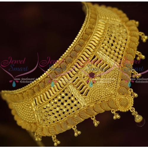 NL12944R Gold Plated Jewellery Fixed Casting Design Bridal Low Price South Indian Collections Online