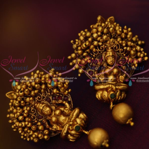 ER13031 Antique Temple Jewelry Beads Danglers Women's Ear Studs Traditional Designs Online