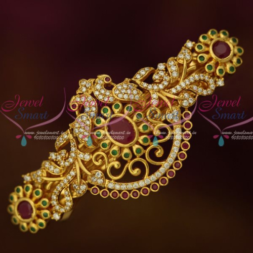 H13151M Peacock Gold Covering Sparkling Multi Color Hair Clip Imitation Matching Jewelry Buy Online