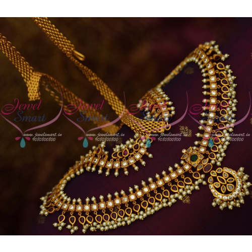 H13264 Gutta Pusalu Original Kemp Pearl Hip Chain Traditional Bridal Jewellery Shop Online