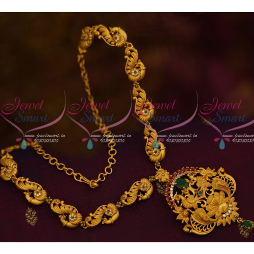NL13289M Latest Matte Fashion Jewellery Designs Low Prices AD Multi Color Stones Shop Online