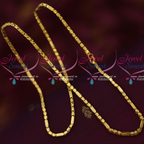 C13918 3 In One Design Box Cutting Chain South Indian Gold Covering Daily Use Collections