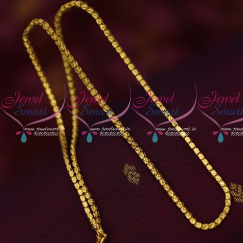 C13926 3 MM Box Chain Daily Use Imitation Jewelry Gold Design Shop Online