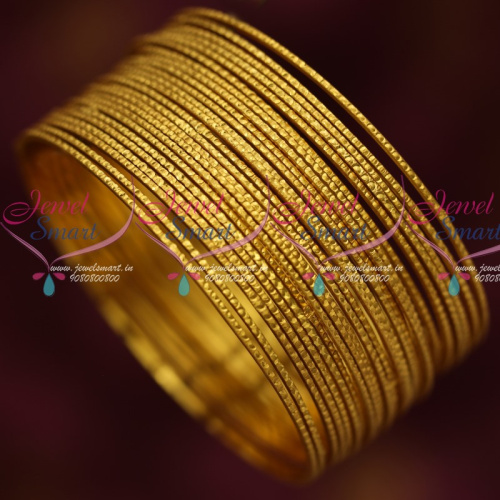 B14610 Thin Delicate 24 Pieces Bangles Set Fashion Jewellery Low Price Shop Online