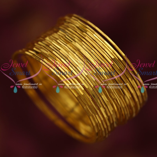 B14612 Thin Delicate 24 Pieces Bangles Set Daily Wear Jewellery Low Price Shop Online