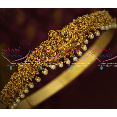 H14532 One Gram Gold Plated Temple Vaddanam Latest Traditional Jewellery Bridal Collections Online