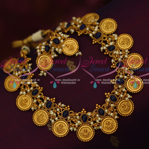 Divine Guttapusalu Matte Kasumalai Temple Jewellery Indian Collections NL14652A