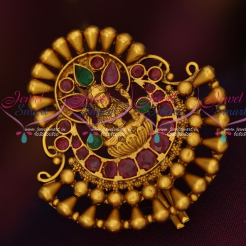 H14979 Temple Jewellery Hair Jada Billa Ruby Emerald Traditional Design Online