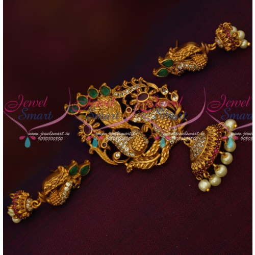 PS15813 Latest Offer Price Matte Finish Fashion Jewellery Multi Color Pendant Set Shop Online