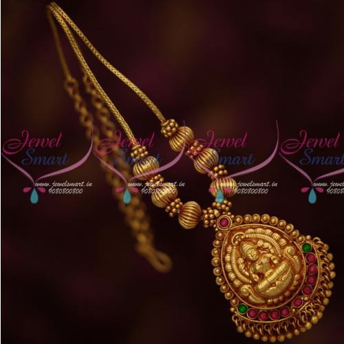 NL11325 Traditional Design Temple Pendant Beads Roll Kodi Short Chain Imitation Jewellery Online