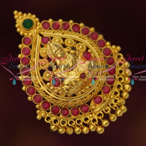 H16468 Temple Gold Covering Pendant South Indian Low Price Hair Accessory Online