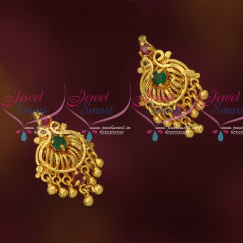 ER16511 Daily Wear Jewellery Gold Covering Ear Studs Latest Designs Online