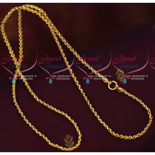 C16825 Artificial Daily Wear Gold Covering Jewellery Traditional Model Chains Online
