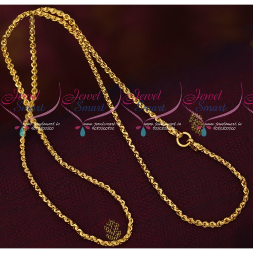 C16825 Artificial Daily Wear Gold Covering Jewellery Traditional Model Chains Online JewelSmart.in
