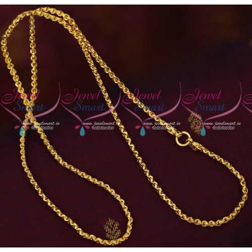 C16825 Artificial Daily Wear Gold Covering Jewellery Traditional Model Chains Online