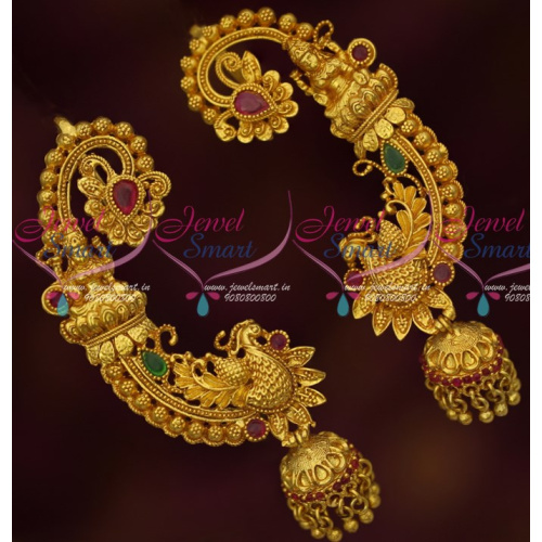 J16525 Temple Jewellery Gold Plated Temple Bluetooth Latest Traditional Concept Jewelry Online