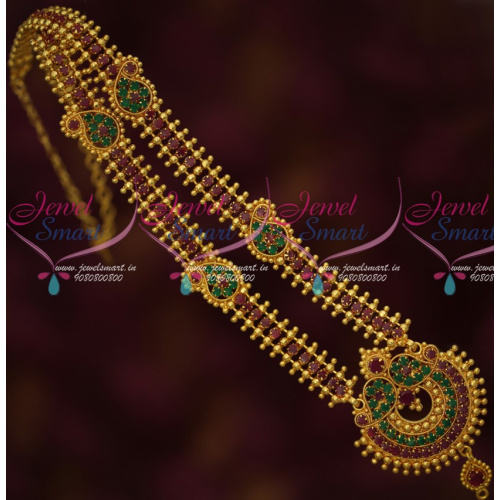 NL16549 Beads Model Mango Haram Traditional Gold Model Imitation Jewellery Online