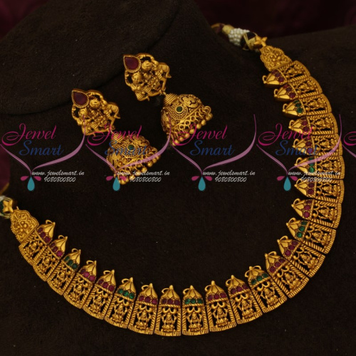 NL16980 Gold Inspired Temple Jewellery Imitation Latest Nagas Collections Shop Online