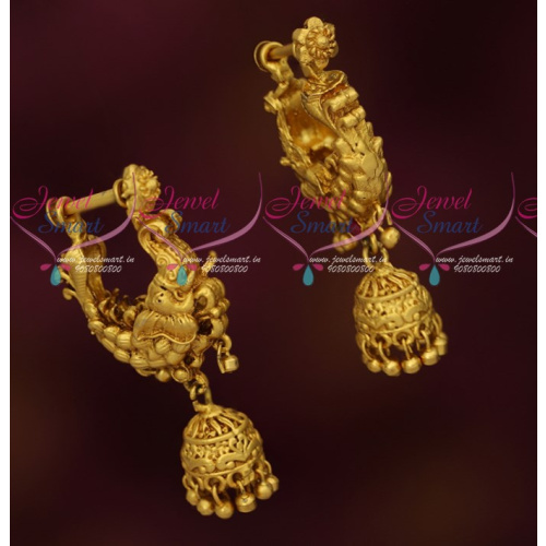 ER17008 Traditional Gold Design Earrings Intricately Finished Imitation Jewellery Online