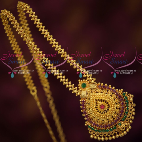 PS17920 South Indian Daily Wear Chain Pendant Latest Gold Covering Imitation Online