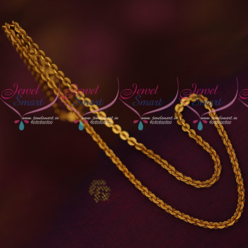 C17592 18 Inches Matte Reddish Gold Plated Chain Suitable With Pendants