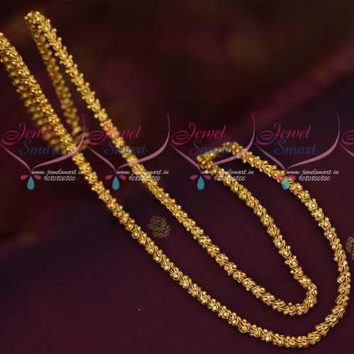 C18957 30 Inches Dasavatharam Design 5 MM Chain Flexible Cutting Daily Wear Imitation Jewellery Shop Online