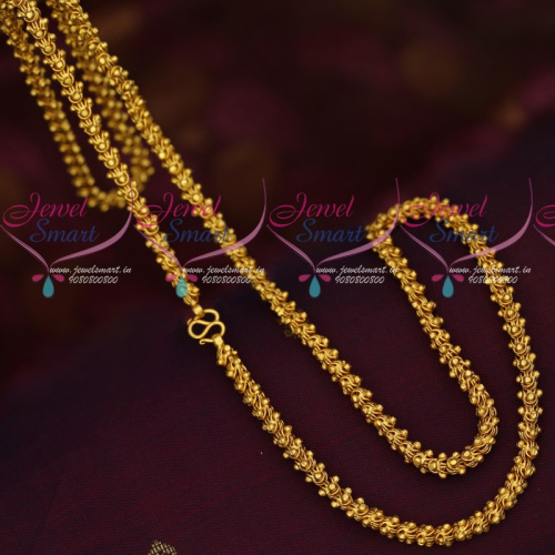 C18958 30 Inches Dasavatharam Design 6 MM Chain Flexible Cutting Daily Wear Imitation Jewellery Shop Online