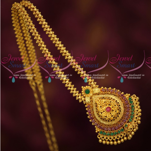 CS18827 South Indian Jewellery Daily Wear Chain Pendant Latest Gold Covering Imitation Online