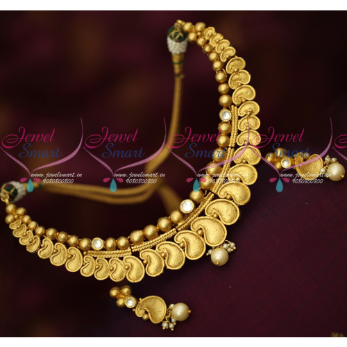 NL18961 Jadau Kundan Traditional Design Forming Gold Plated Imitation Jewellery Online