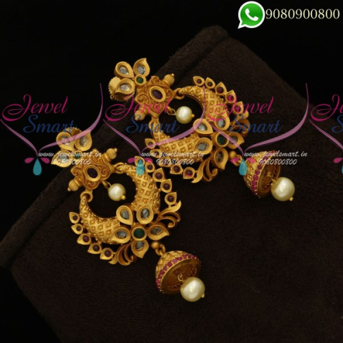 Chand Bali Jhumka Earrings Latest Gold Plated ER19910