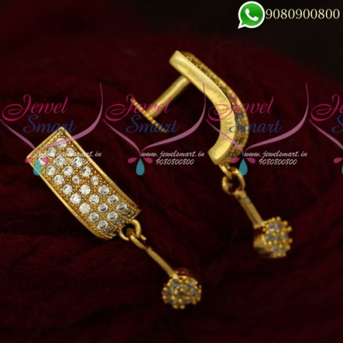 Earrings For Girls Gold Plated Trendy Jewellery Designs ER19859