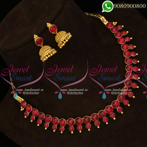 Kemp Jewellery Set South Indian Traditional Designs NL19037