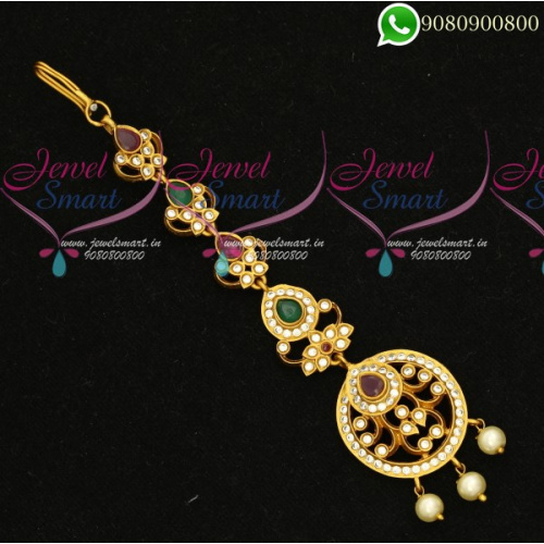 Maang Tikka Gold Plated Traditional Jewellery T19898