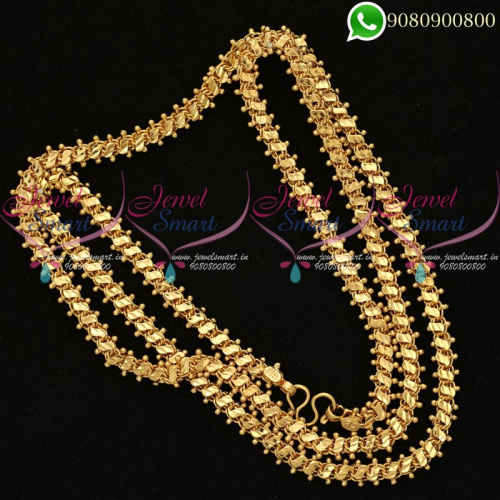 Fancy Design Gold Plated 30 Inches Chain Artificial Jewellery C20031