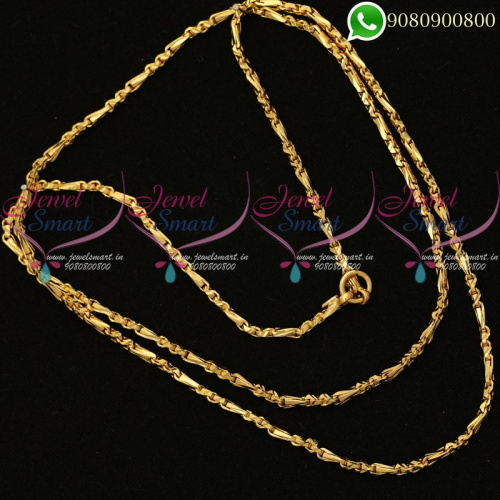 Traditional Design Gold Plated 30 Inches Chain Artificial Jewellery C20026