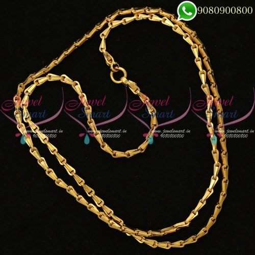 Godhumai Chain Design Gold Plated 30 Inches Chain Online C20030