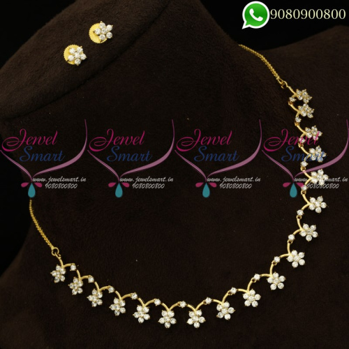 CZ Jewellery Set Low Price Fashion Necklace Design NL19984