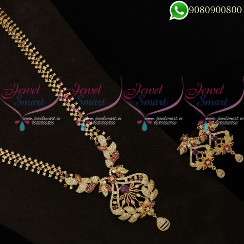 Gold Plated Haram For Bridal Silk Sarees Imitation Jewellery NL19147