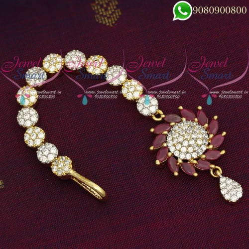 Maang Tikka Chutti American Diamong Bridal Jewellery Online T19995