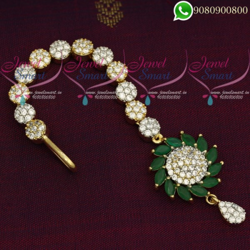 Maang Tikka Chutti American Diamong Bridal Jewellery Online T19996