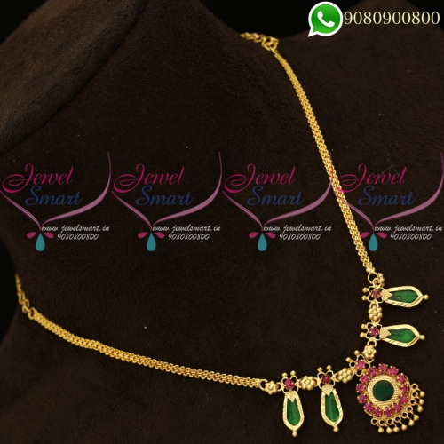 Gold plated palakka online mala online