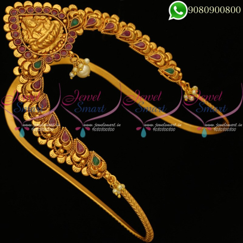 Vanki Gold Design Bajuband Temple Jewellery Bridal Designs V20005